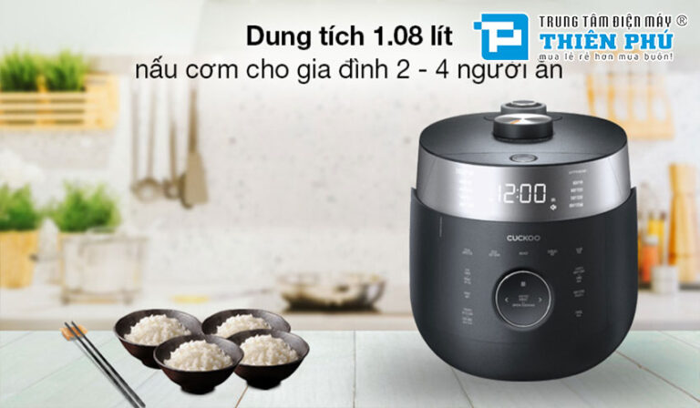 Nồi cơm cao tần điện tử Cuckoo CRP-LHTR0609F  1.08 Lít cho những bữa ăn tròn vị nhất