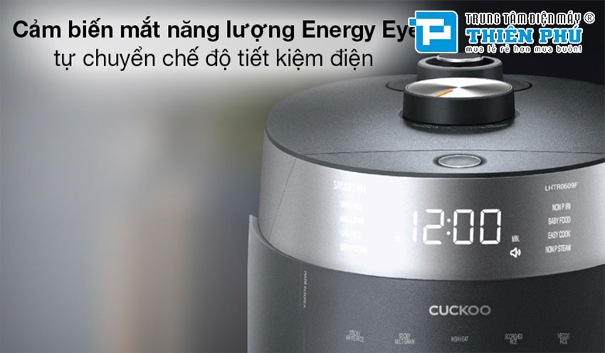 Nồi Cơm Cao Tần Điện Tử Cuckoo CRP-LHTR0609F Màu Đen 1.08 Lít