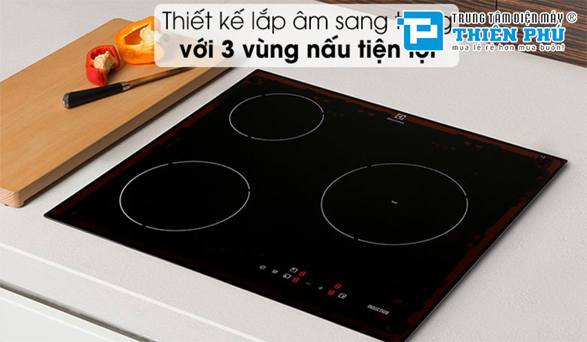 Bếp Từ Electrolux 3 Vùng E6203IOK 60 Cm