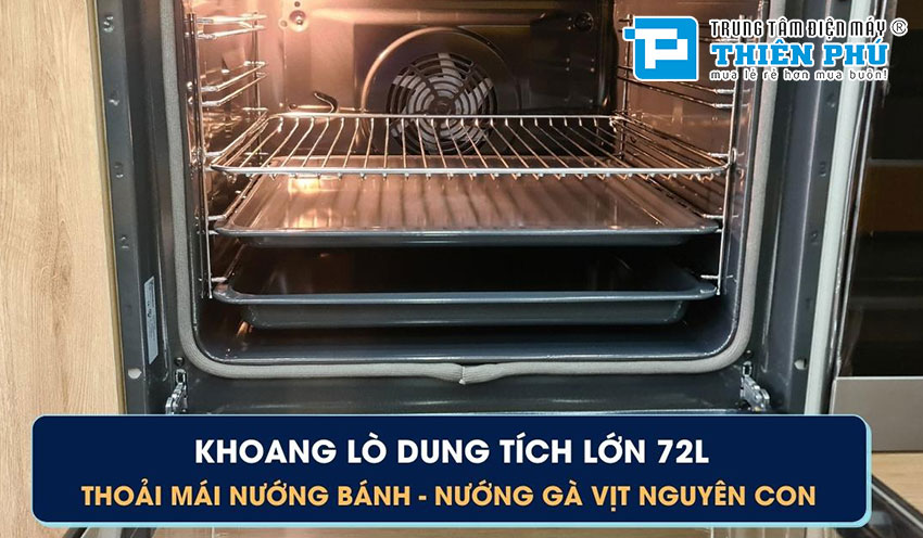 Lò Nướng Âm Tủ Electrolux EOC5400AOX 72 Lít