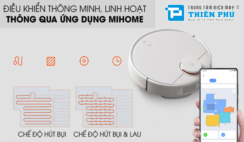 Robot Hút Bụi Lau Nhà Xiaomi Vacuum Mop Pro SKV4110GL