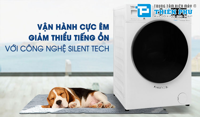 Máy giặt Beko Lồng Ngang Inverter WCV10649XWST 10 Kg