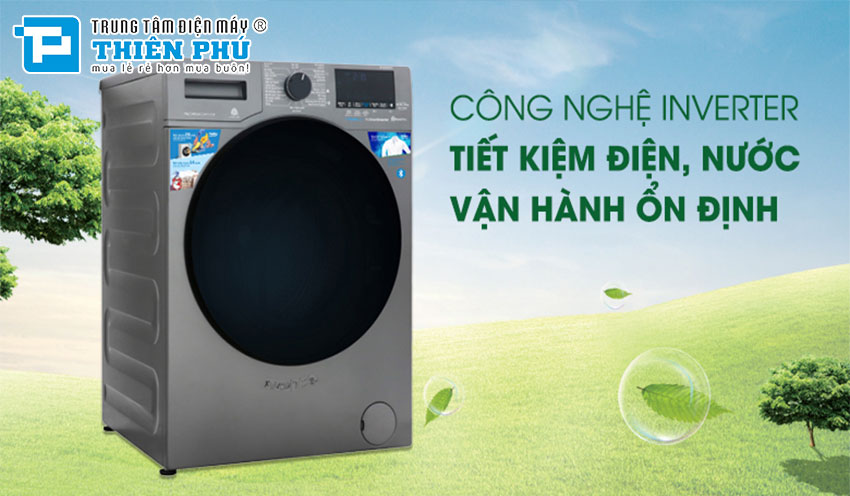 Máy giặt Beko Lồng Ngang Inverter WCV9749XMST 9 Kg