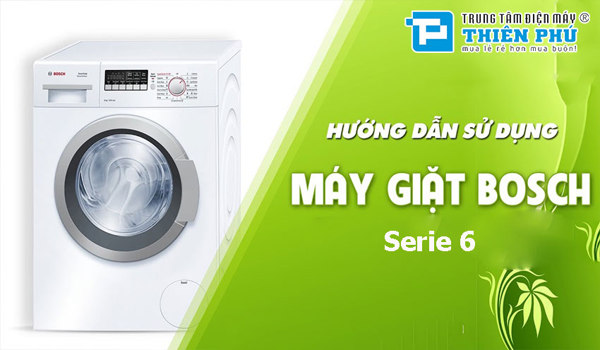 Hướng dẫn sử dụng các chương trình giặt trên máy giặt Bosch Serie 8?
