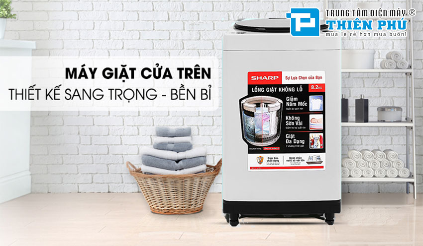 Máy giặt Sharp 8kg ES-W82GV-H có tốt không? Điều gì khiến bạn chọn mua nó?