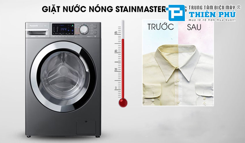 Những lưu ý khi sử dụng công nghệ nước nóng trên máy giặt Panasonic NA-V90FX1LVT
