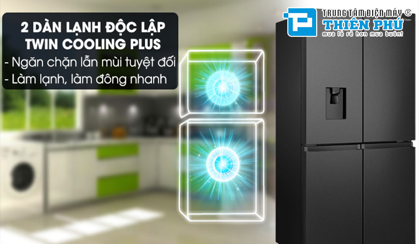 Tủ lạnh Casper Inverter RM-680VBW giá sốc chỉ  23.550.000đ tại Điện Máy Thiên Phú