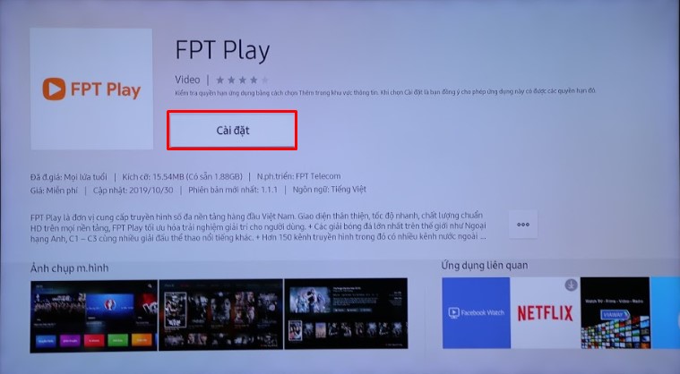 cách cài đặt ứng dụng trên CH play hoặc Googe Play store
