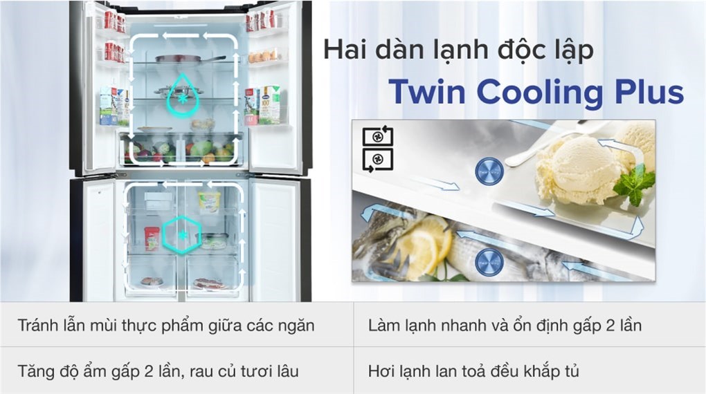 3 công nghệ hiện đại trong tủ lạnh Samsung Multidoor RF60A91R177/SV bạn cần biết