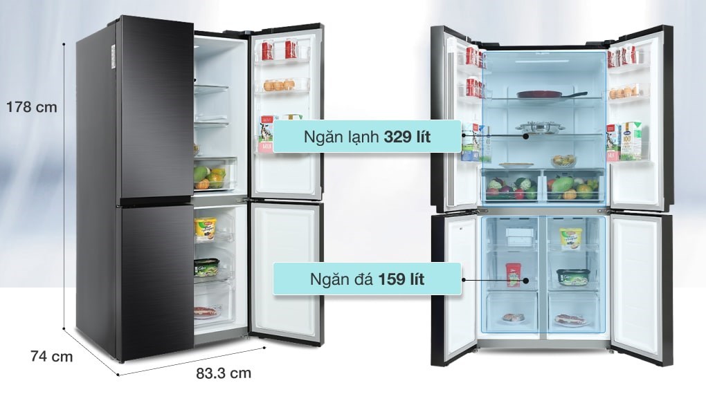 Tủ lạnh Samsung 4 cánh RF48A4000B4/SV có đáng để bạn lựa chọn?