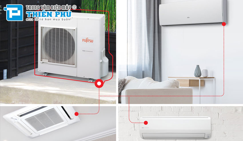 Điều Hòa Multi Fujitsu Inverter 2 Chiều 27000Btu AOAG24LAT3