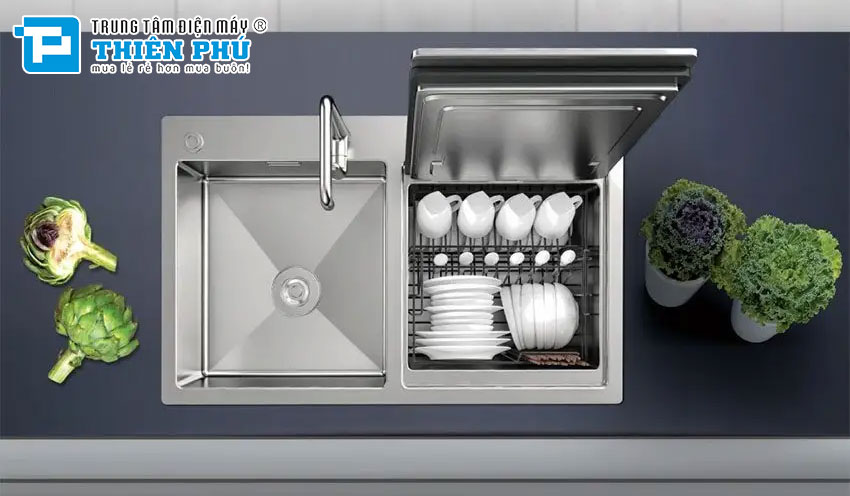 Chậu Rửa Kết Hợp Máy Rửa Bát Hafele HDW-SD90A 6 Bộ
