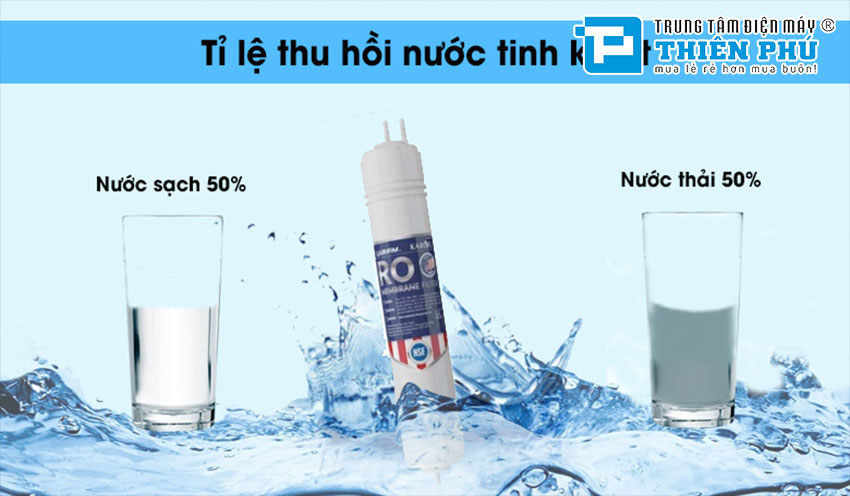 Nước thải của máy lọc nước Karofi KAQ-U03 dùng được không? Dùng sao cho an toàn
