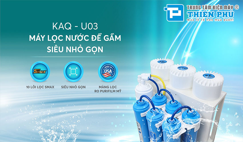 Nước thải của máy lọc nước Karofi KAQ-U03 dùng được không? Dùng sao cho an toàn