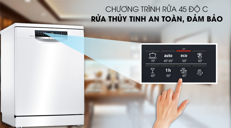 Máy Rửa Bát Bosch SMS63L02EA Serie 6 lựa chọn tốt nhất trong phân khúc