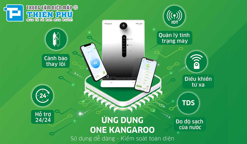 Máy Lọc Nước Kangaroo KG100HED-IOT 5 Lõi