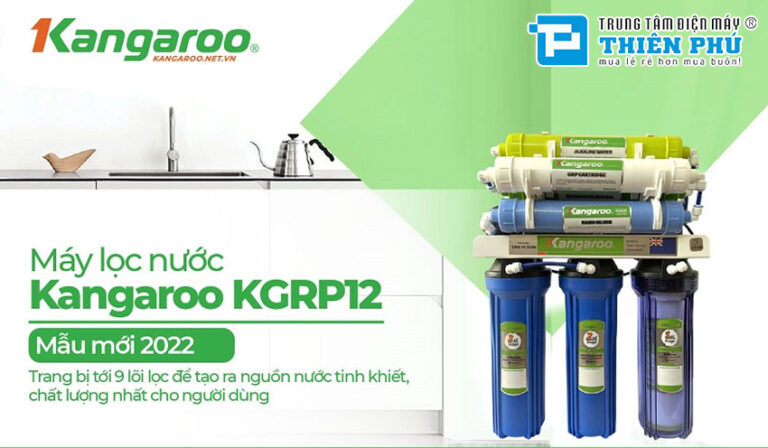 Máy lọc nước Kangaroo KGRP12 9 lõi cung cấp cho người dùng chất lượng nước an toàn nhât