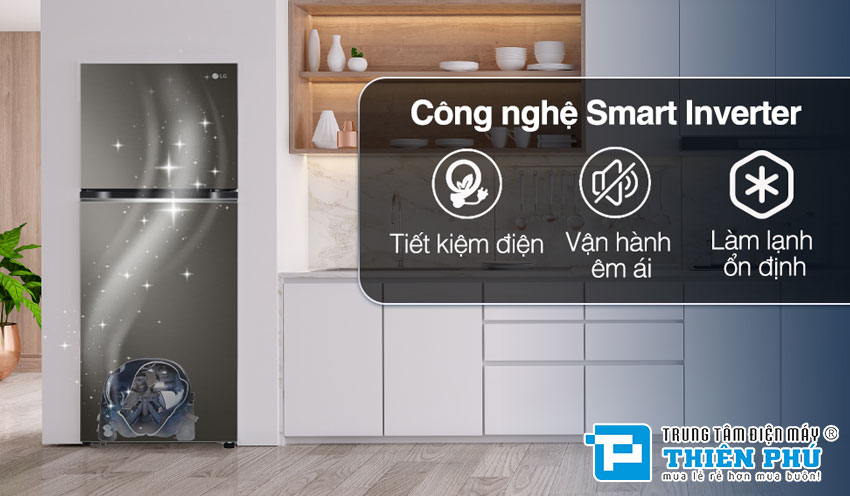 Tủ lạnh LG Inverter 2 Cánh 243 Lít GV-B242BL