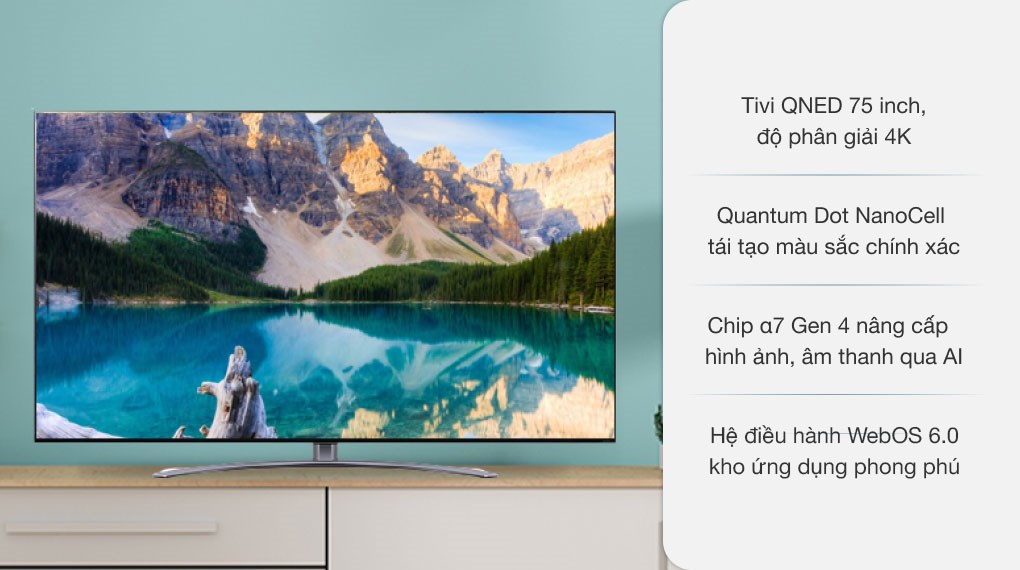 Smart Tivi LG 75QNED91TPA được nhiều người tiêu dùng lựa chọn trong thời gian gần đây