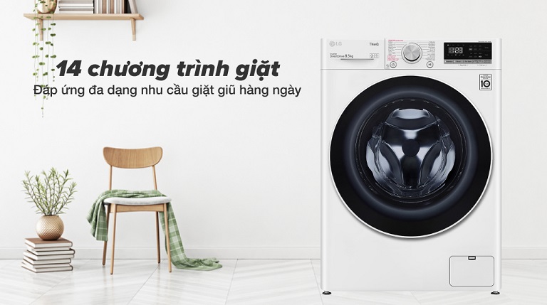 máy giặt LG cửa trước FV1208S4W