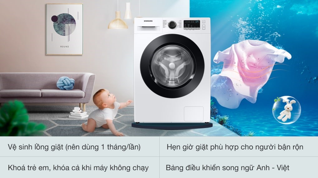 Lý do khiến máy giặt Samsung WW95T4040CE/SV 9,5kg được tìm mua nhiều?