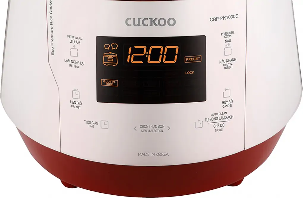 Đa dạng chức năng nấu với nồi cơm điện tử Cuckoo CRP-PK1000S 1.8 lít 