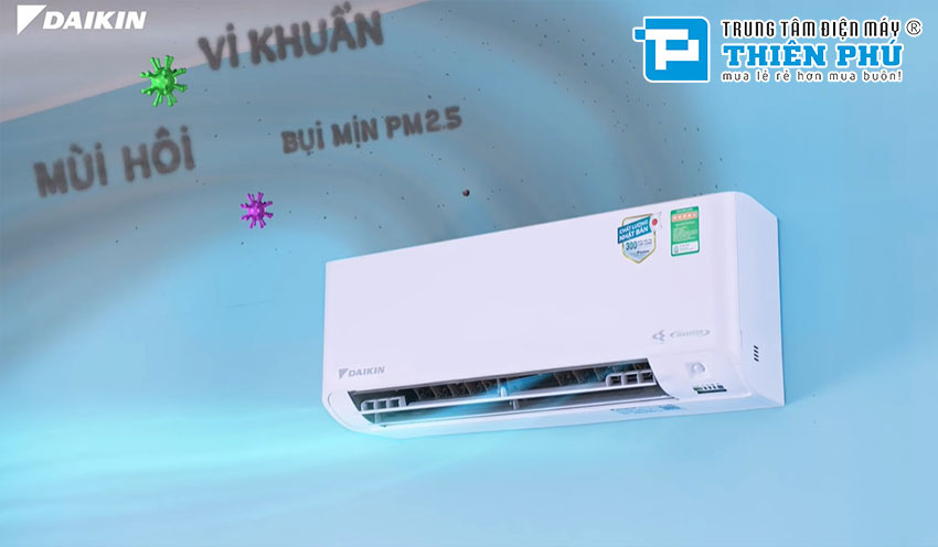 Trên tay mẫu điều hòa Daikin 12000Btu 1 chiều inverter FTKY35ZVMV mới nhất 2025