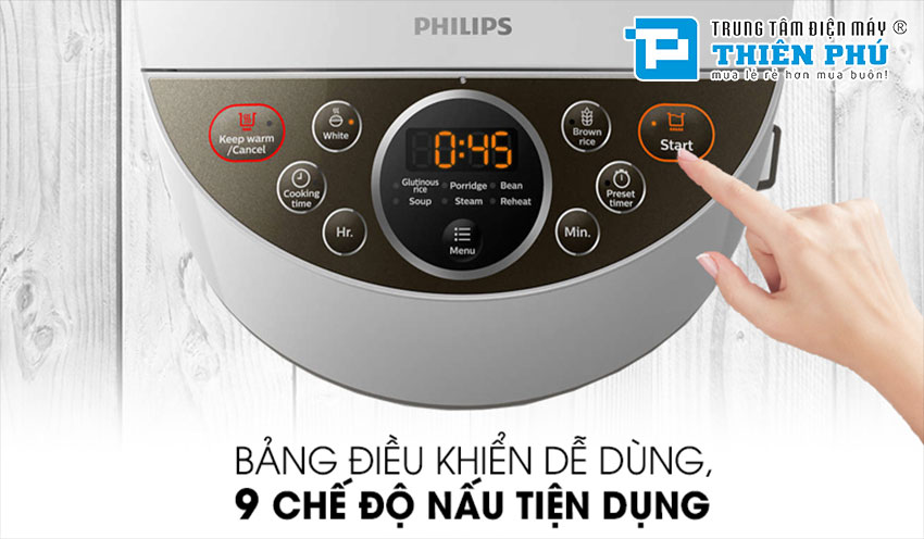 Nồi Cơm Điện Philips HD4515/68 1.8 Lít