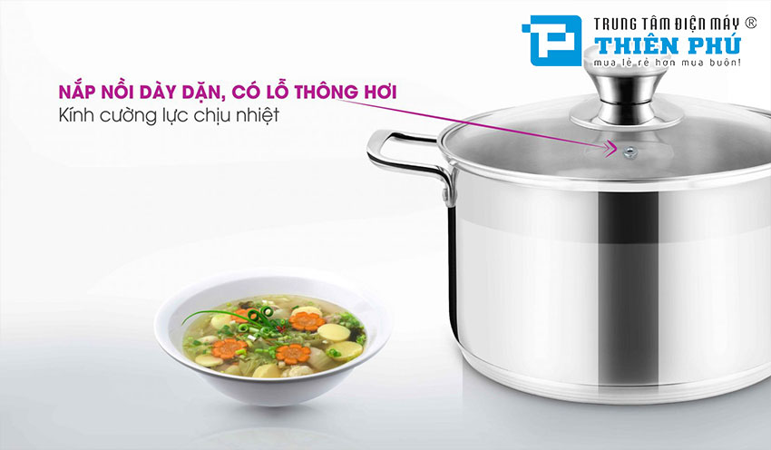 Bộ nồi chảo Inox Mutosi MC-347