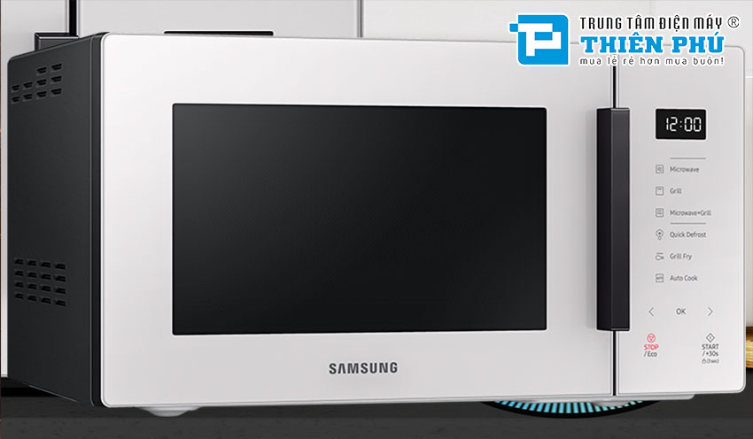 Lò Vi Sóng Samsung BESPOKE Có Nướng 23 Lít MG23T5018CE/SV 