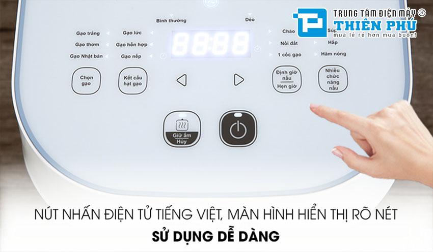 Nồi Cơm Điện Tử Tefal RK762168 1.5 lít