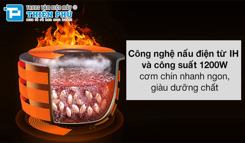 Nồi Cơm Điện Tử Tefal RK808168 1.5 Lít