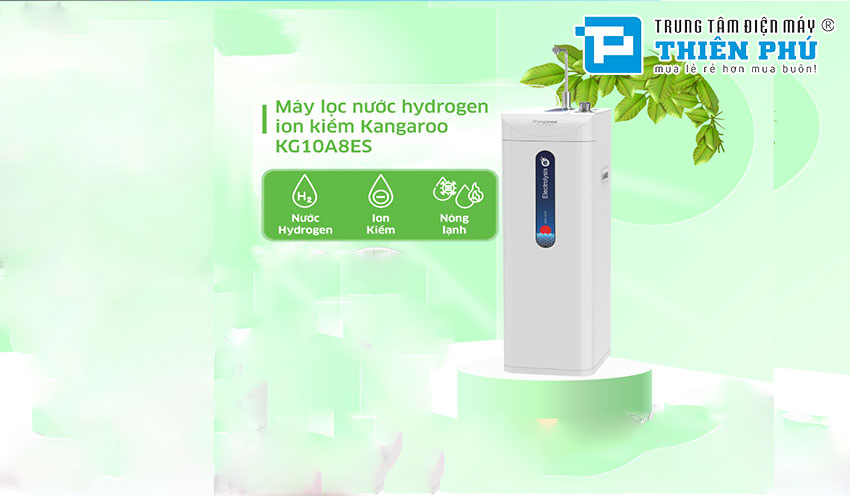 Nâng tầm trải nghiệm với máy lọc nước Kangaroo Hydrogen KG10A8ES