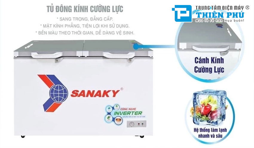 Có nên mua tủ đông Sanaky Inverter VH-3699W3 2 ngăn để bảo quản thực phẩm không?