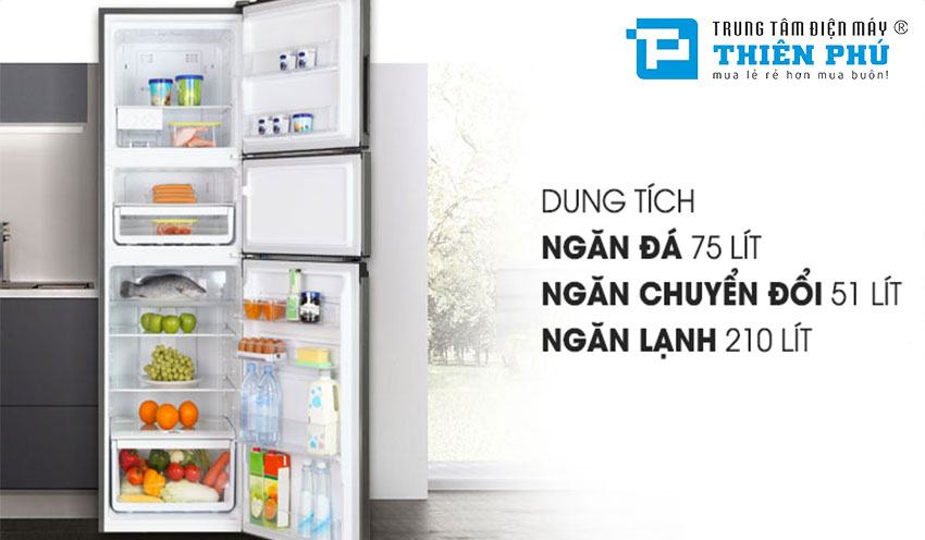 Tăng thêm không gian lưu trữ với chiếc tủ lạnh Electrolux Inverter EME3700H-H