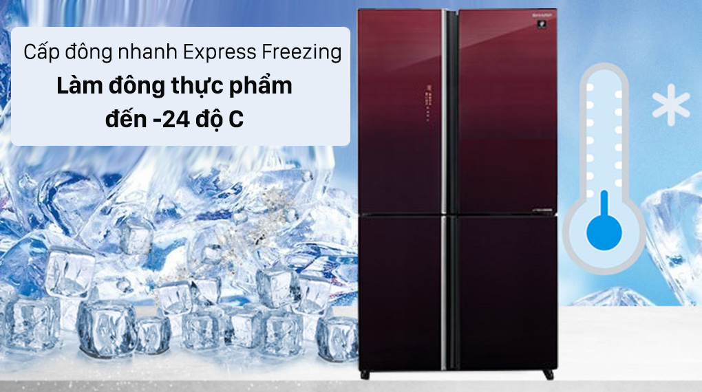 Chiếc tủ lạnh 4 cánh nào thích hợp sử dụng cho gia đình đông người?
