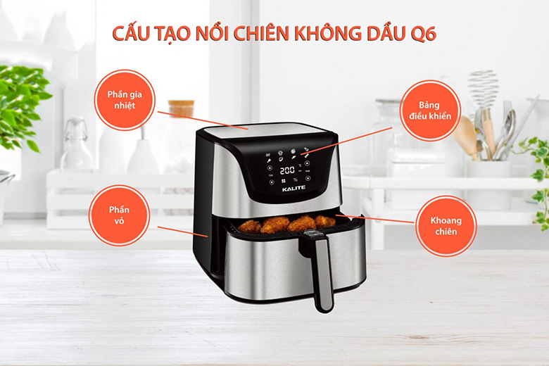 cấu tạo nồi chiên