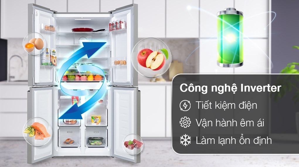 3 model tủ lạnh 4 cánh tiết kiệm điện tốt mà bạn nên lựa chọn