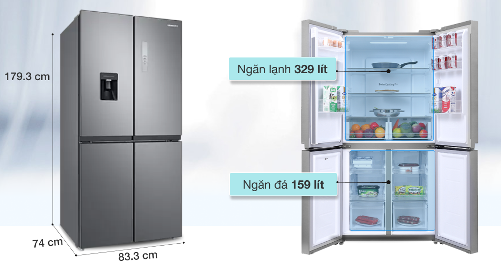 3 lý do bạn nên mua tủ lạnh Samsung RF48A4010M9/SV cho không gian của mình