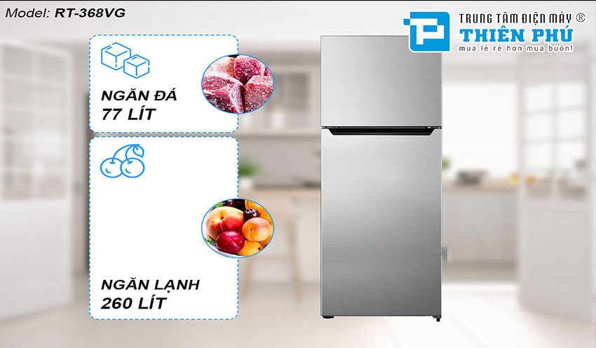Tự hào về hiệu quả bảo quản thực phẩm với chiếc tủ lạnh Casper RT-368VG