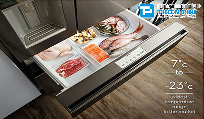 Tủ lạnh Electrolux Inverter 617 lít EHE6879A-B giá chỉ 34.500.000 đồng