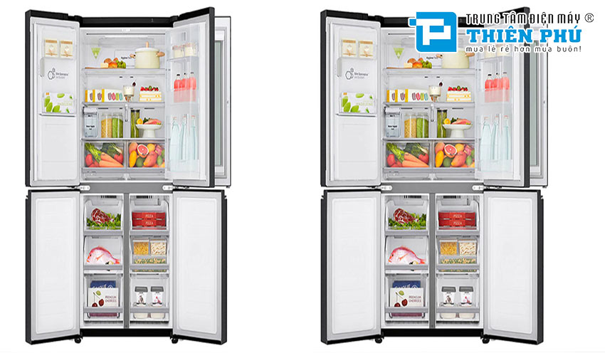 Những điểm giống và khác nhau giữa tủ lạnh LG Inverter GR-X22MB và GR-X257JS