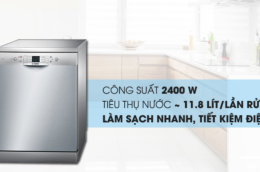 Máy rửa bát Bosch SMS63L08EA Serie 6 giá rẻ chất lượng không rẻ