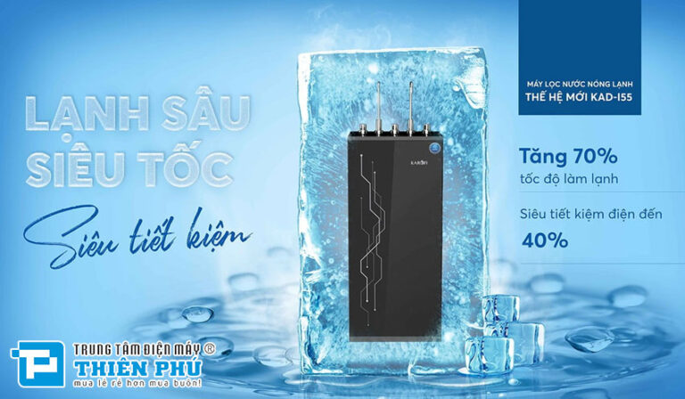 Máy lọc nước nóng lạnh Karofi KAD-I55 10 lõi được đánh giá tốt nhất hiện nay