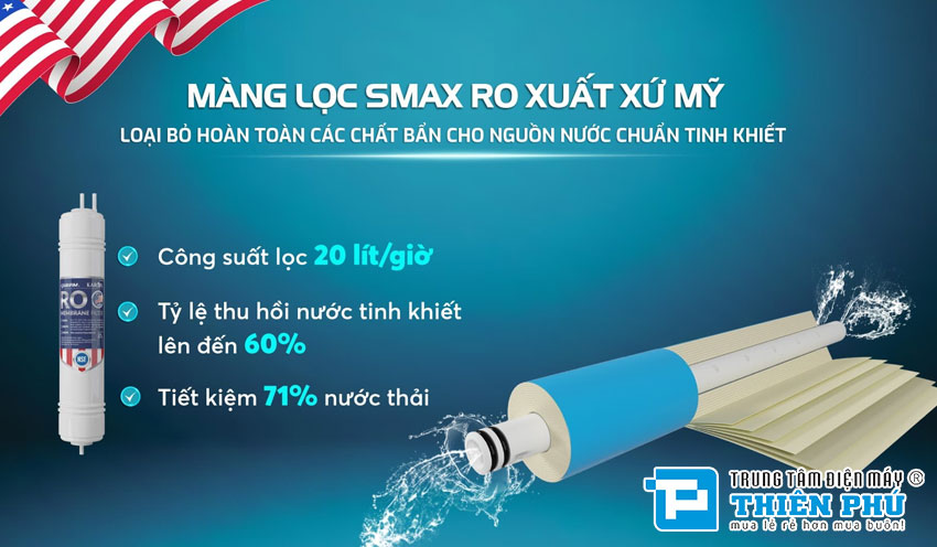 Máy lọc nước nóng lạnh Karofi KAD-I55P 10 Lõi