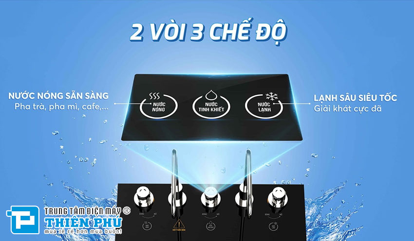 Máy lọc nước nóng lạnh Karofi KAD-L56 10 Lõi