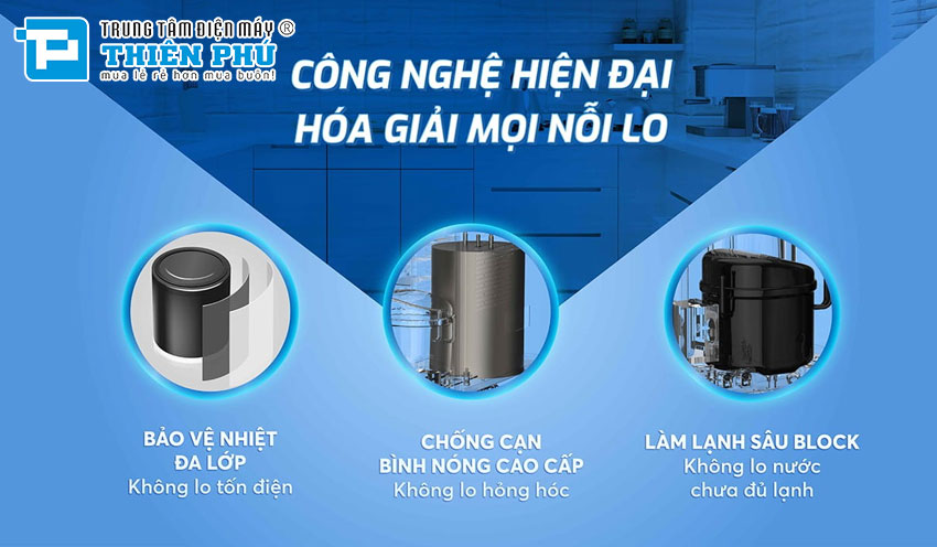 Máy lọc nước nóng lạnh Karofi KAD-L56 10 Lõi