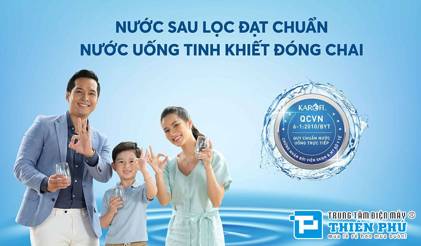 Máy lọc nước nóng lạnh Karofi KAD-I55P 10 Lõi