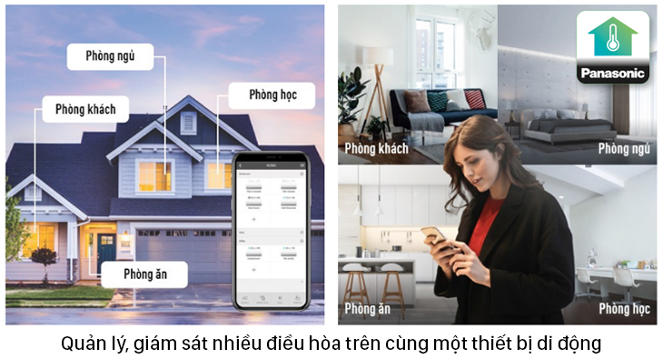 Lợi ích của tính năng kết nối thông ming Comfort Cloud trên điều hòa Panasonic  CU/CS-XU9XKH-8