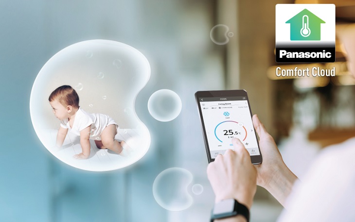 Lợi ích của tính năng kết nối thông ming Comfort Cloud trên điều hòa Panasonic inverter CU/CS-XU9XKH-8
